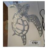 SEA TURTLE METAL LAZER CUT SIGN