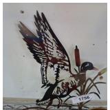 DUCK LAZER CUT METAL SIGN