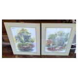 SIGNED WATER COLOR STYLE PRINTS, GRAND STAIRCASE