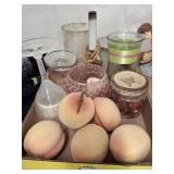 FAUX FRUIT, LIGHT, MISC