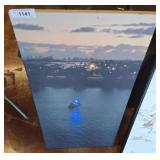 STRETCHED CANVAS HARBOR PHOTO 36IN