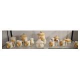 CERAMIC MUSHROOM DECOR, MUGS, CANISTERS, MISC