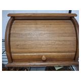 WOODEN BREAD BOX