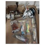 SPINNING REELS AND LURES