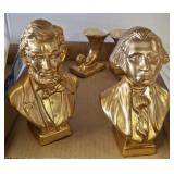 AVON BOTTLES, HORN OF PLENTY VASES