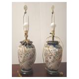 PR OF CERMAIC TABLE LAMPS