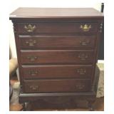 5 DRAWER MAGHONEY CHEST