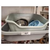 KITTY LITTER, DOG BOWLS, MISC