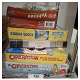ASSORTED BOARD GAMES