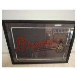 BRAVES FRAMED PRINT 24X18