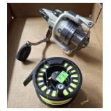FLUEGER SPINNING REEL AND FLY REEL