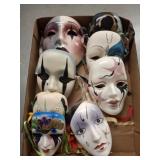 DECORATIVE HARLEQUIN MASKS
