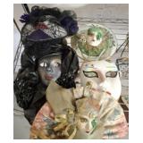 DECORATIVE HARLEQUIN MASKS