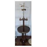 VINTAGE TRAY STYLE LAMP TABLE 48IN