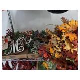 GROUP OF FALL DCOR AND CHRISTMAS