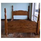 QUEEN OR DOUBLE ACORN STYE BED, HEAD FOOT AND