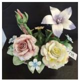 CAPODIMONTE FLORAL ARRANGEMENT 11 X 8