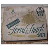 SERVA SNAK GLASS SNACK SET