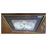 HEMISPHERE MAP PRINT