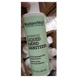 NATUREWELL LIQUID HAND SANITIZERS 3 CASES OF 12
