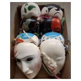 GROUP HARLEQUIN MASKS