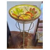 WROUGHT IRON WASH BOWL RACK