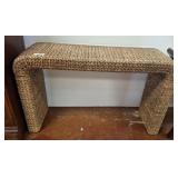 WOVEN WICKER STYLE SOFA TABLE