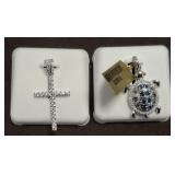 925 CROSS CHARM AND TURTLE CHARM