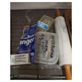 ROLLING PIN, SCREWS, MISC