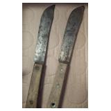 VINTAGE WOOD HANDLE KNIVES