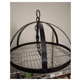 WROUGHT STYLE HANGING POT RACK