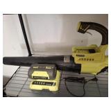 RYOBI 40V BLOWER BATTERY AND CHARGER