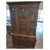 PINE 1 PIECE CHINA CABINET  42X16X75