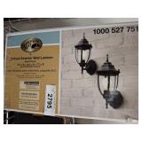 HAMPTON BAY WALL LANTERNS 2 PACK