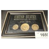 GOLD PLATED BICENTENNIAL COINS