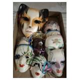 DECORATIVE HARLEQUIN MASKS