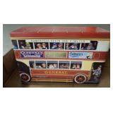 DOUBLE DECKER BUS COLLECTOR TIN