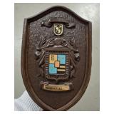 RASNAKE SHEILD WALL DECOR 14IN