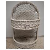 WICKER SHELF 20IN