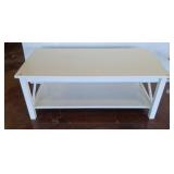WHITE COFFEE TABLE