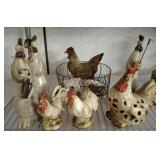 CERAMIC ROOSTER DECOR