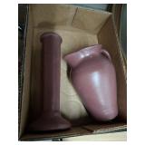 BUD VASE, CREAM PITCHER 5IN