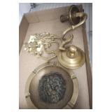 BRASS DCOR, BRASS WALL SCONCE