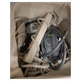 ASSORTED POWER STRIPS CANVAS BAG