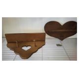WOODEN DECORATIVE SHELVES