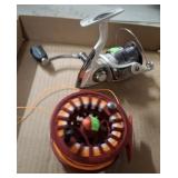 FLUEGER SPINNING REEL AND FLY REEL
