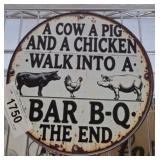 BAR B Q SIGN