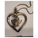 925 NECKLACE AND CHARM