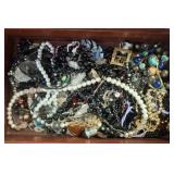 COSTUME JEWELRY AND DRESSER BOX