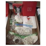 LENOX CHRISTMAS ORNAMENTS